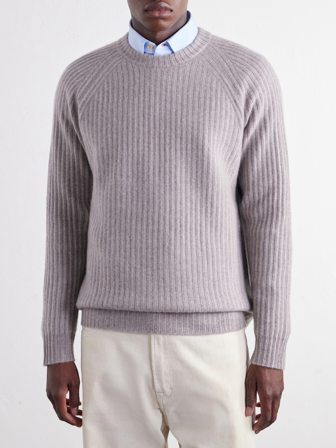 Mr P. - Ribbed Cashmere Sweater