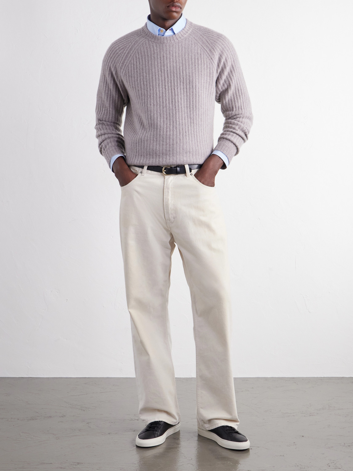 Mr P. - Ribbed Cashmere Sweater