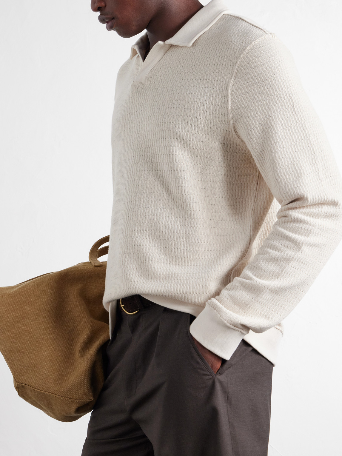 Mr P. - Cotton Polo Sweater