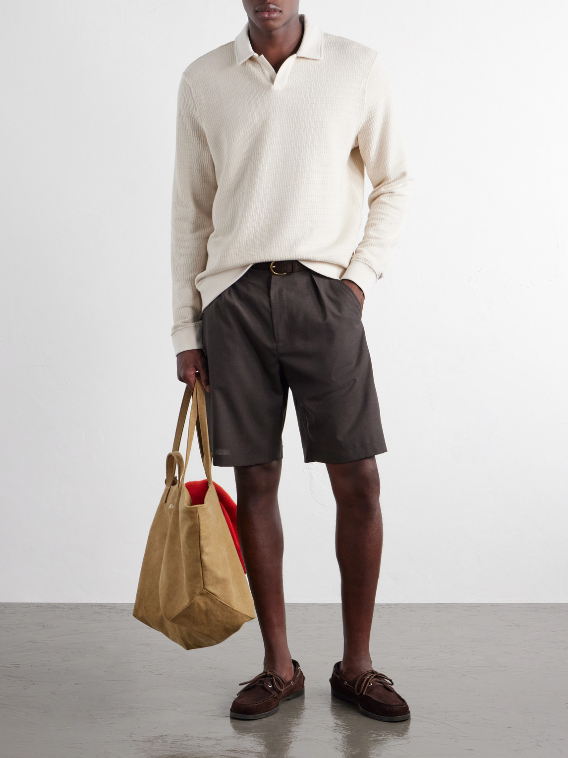 Mr P. - Cotton Polo Sweater