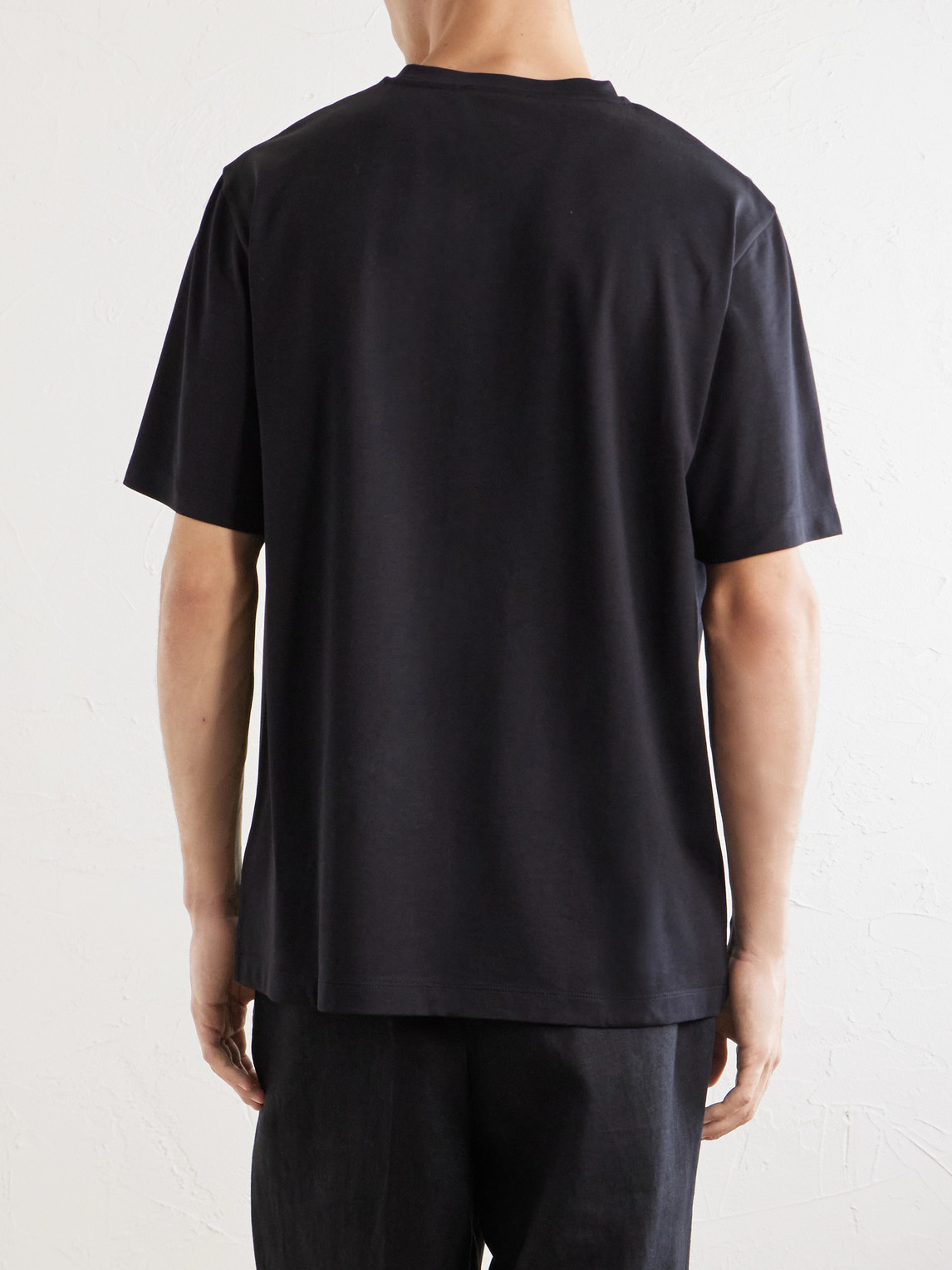 Mr P. - Silk And Cotton-Blend T-Shirt