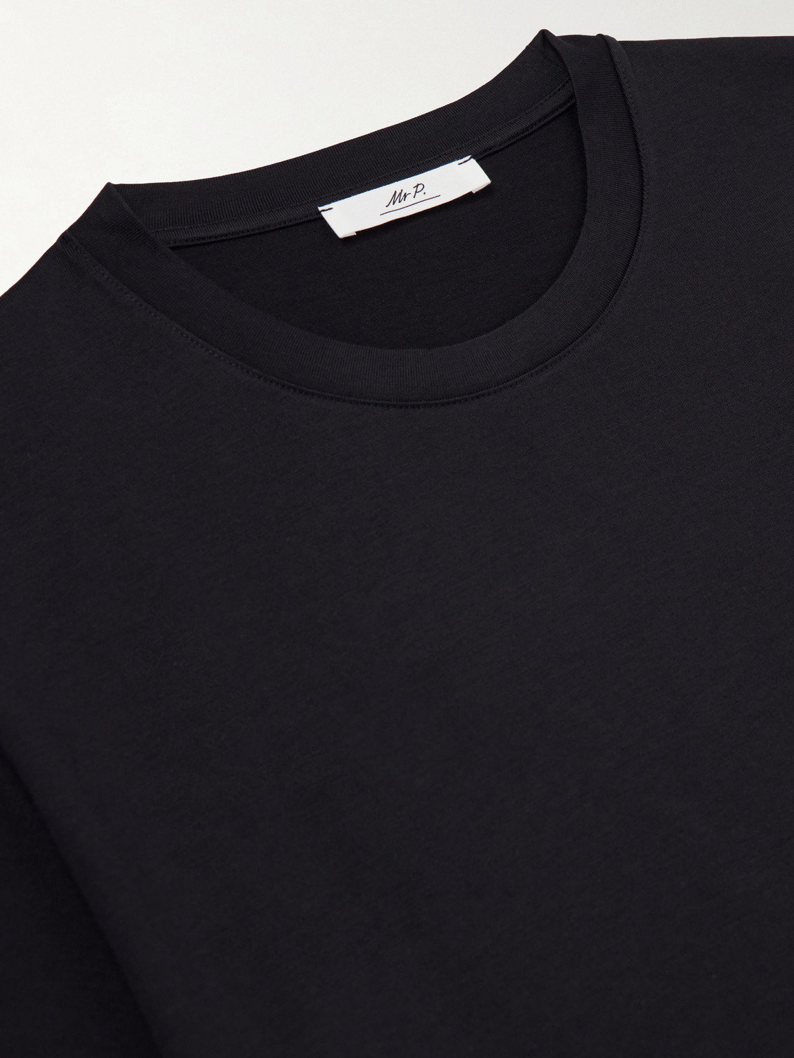 Mr P. - Silk And Cotton-Blend T-Shirt