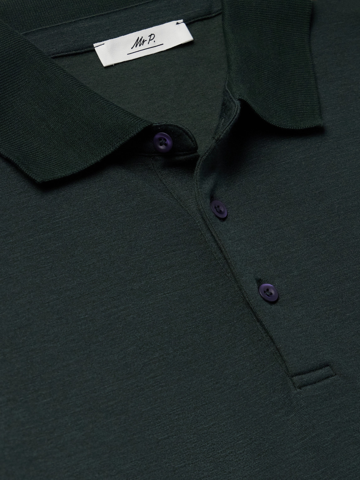 Mr P. - Woven Polo Shirt
