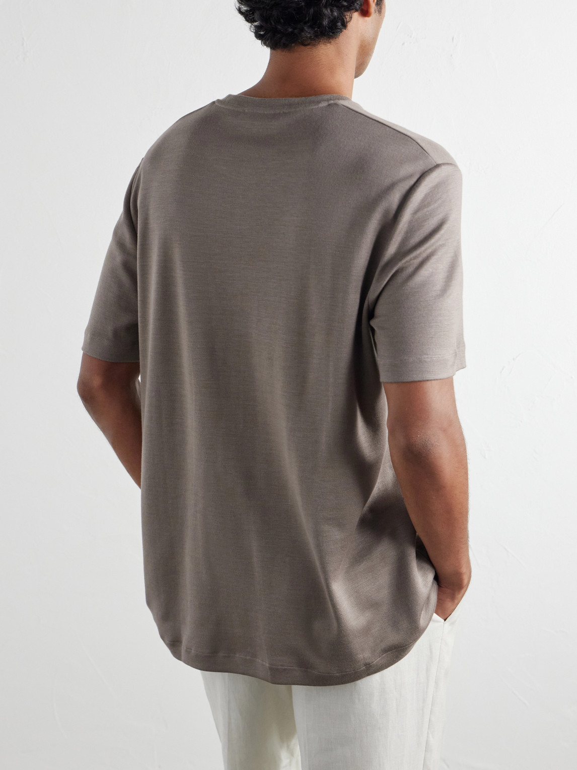 Mr P. - Cotton And Lyocell-Blend Jersey T-Shirt