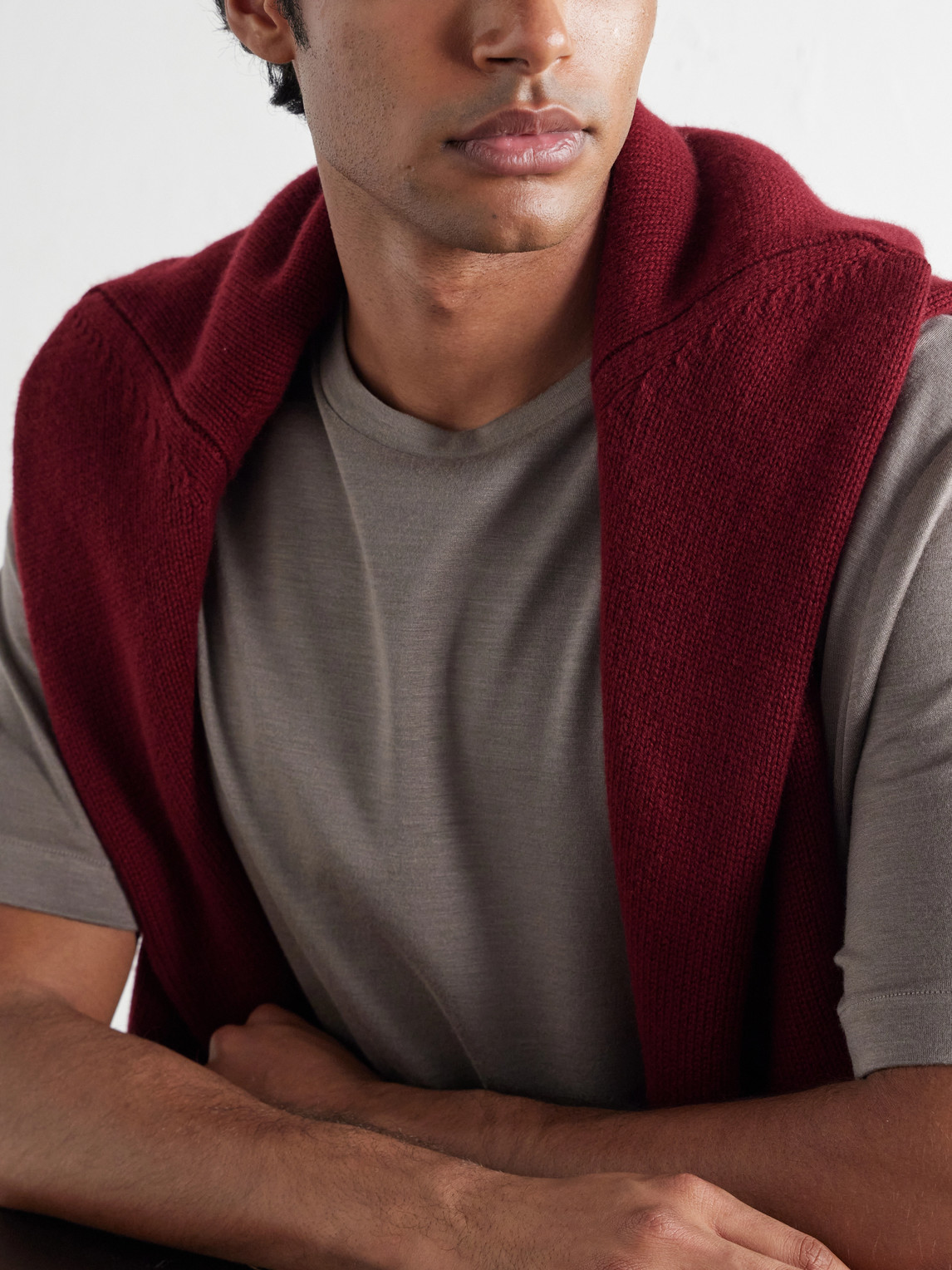 Mr P. - Cotton And Lyocell-Blend Jersey T-Shirt