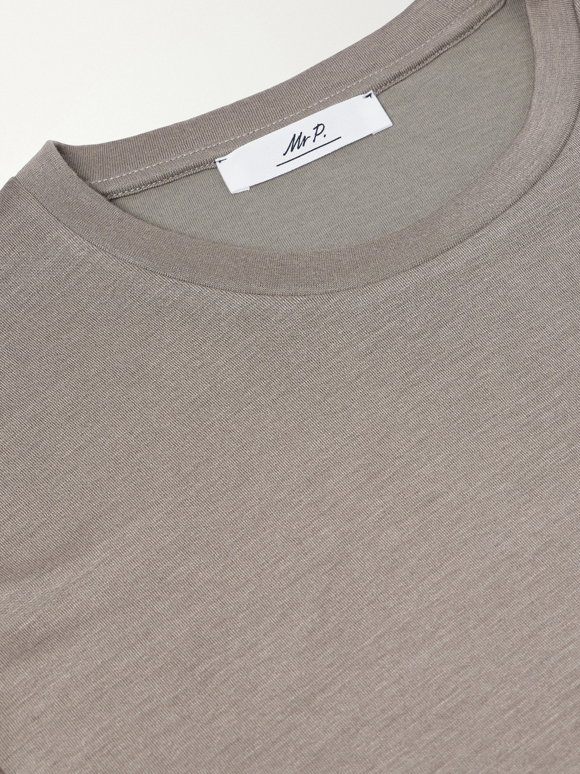 Mr P. - Cotton And Lyocell-Blend Jersey T-Shirt