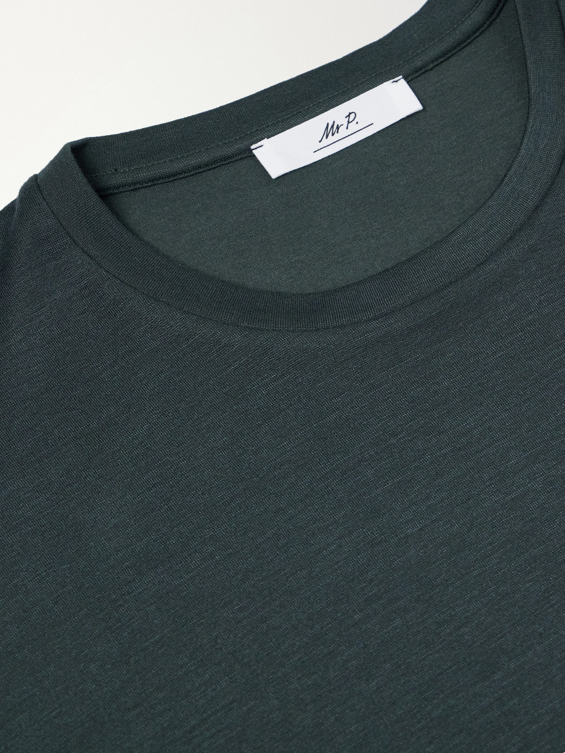Mr P. - Cotton And Lyocell-Blend Jersey T-Shirt