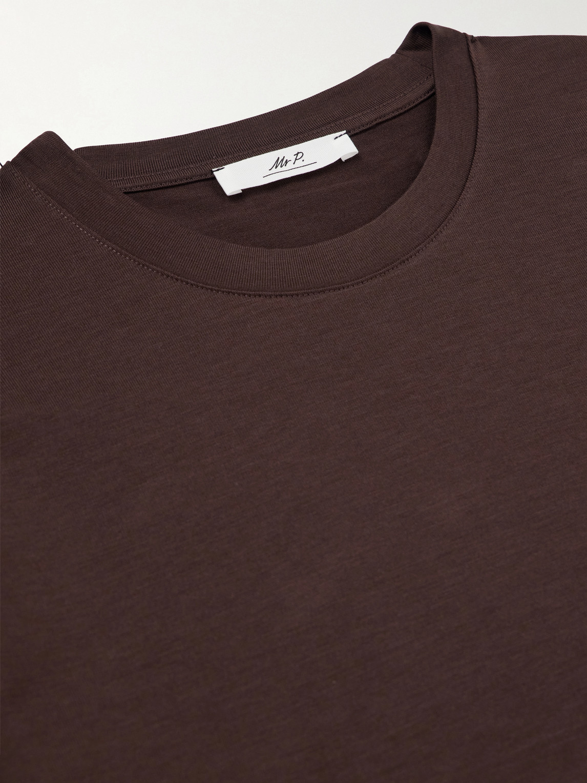 Mr P. - Silk And Cotton-Blend T-Shirt