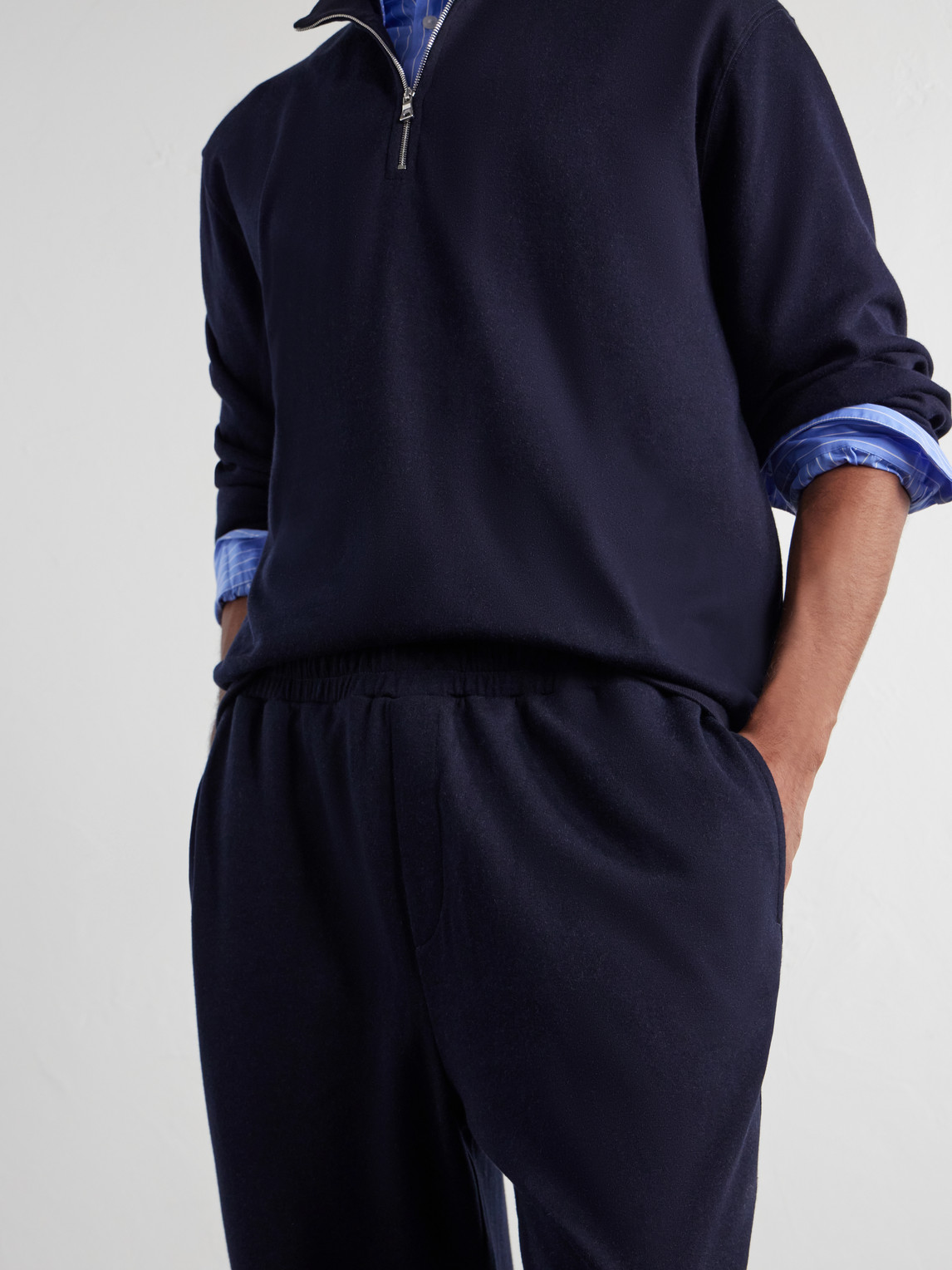 Mr P. - Cotton-Blend Jersey Sweatpants