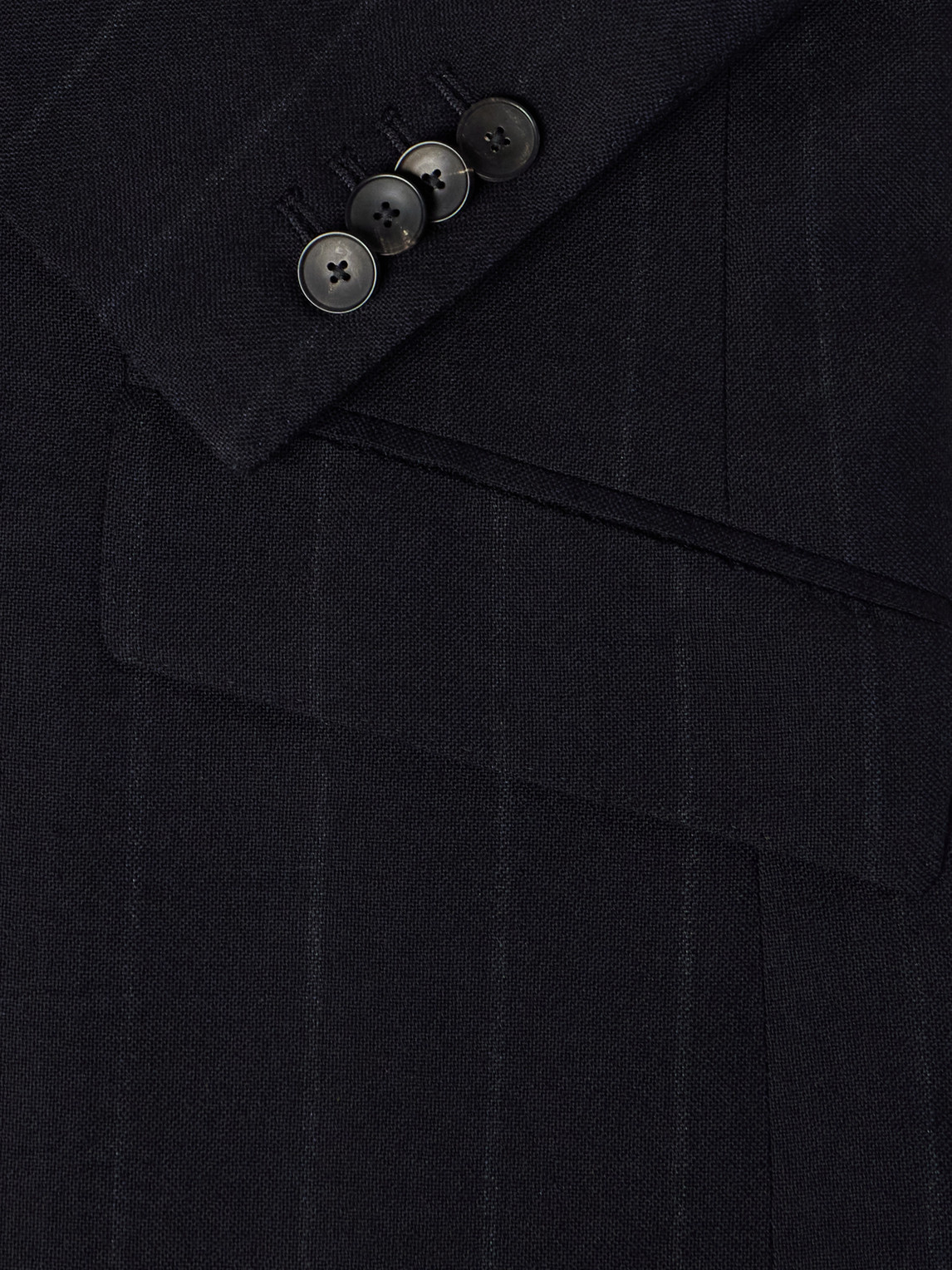 Mr P. - Slim-Fit Pinstriped Wool-Fresco Blazer