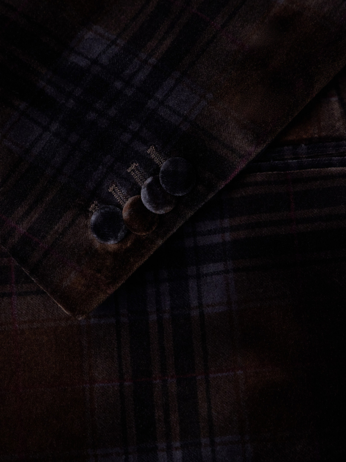 MR P. Shawl-Collar Checked Cotton-Velvet Tuxedo Jacket - Men | Thumbnail 6 MR P. Shawl-Collar Checked Cotton-Velvet Tuxedo Jacket - Men | Thumbnail 6