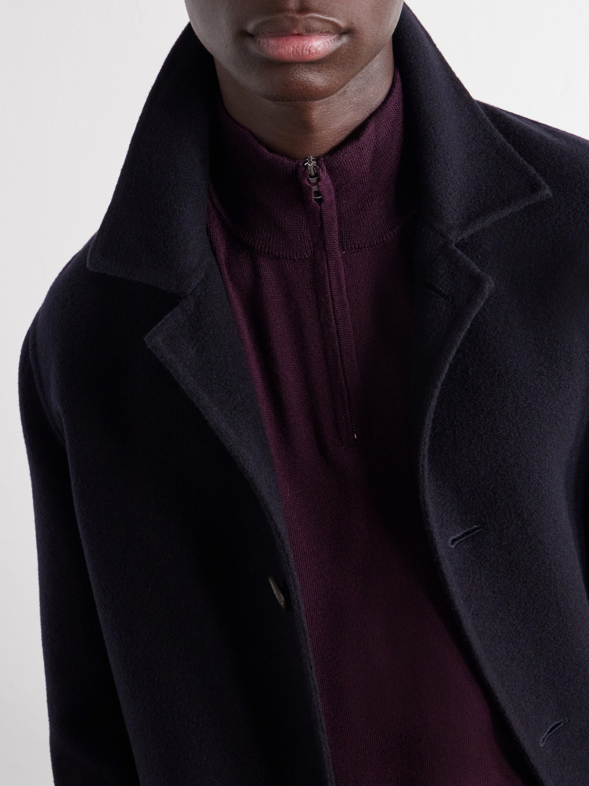 Mr P. - Merino Wool Half-Zip Sweater