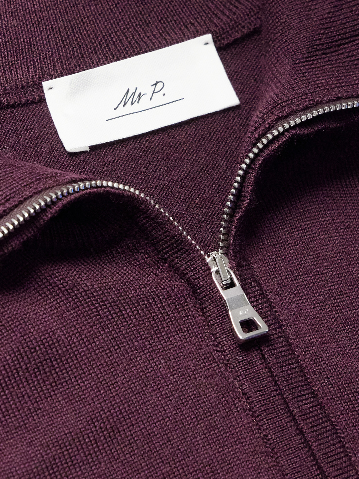 Mr P. - Merino Wool Half-Zip Sweater