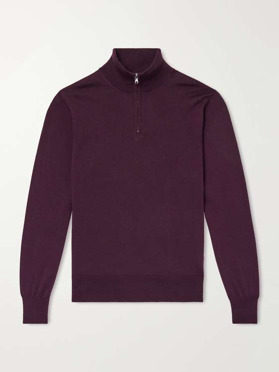 MRP Merino Wool Half-Zip Sweater