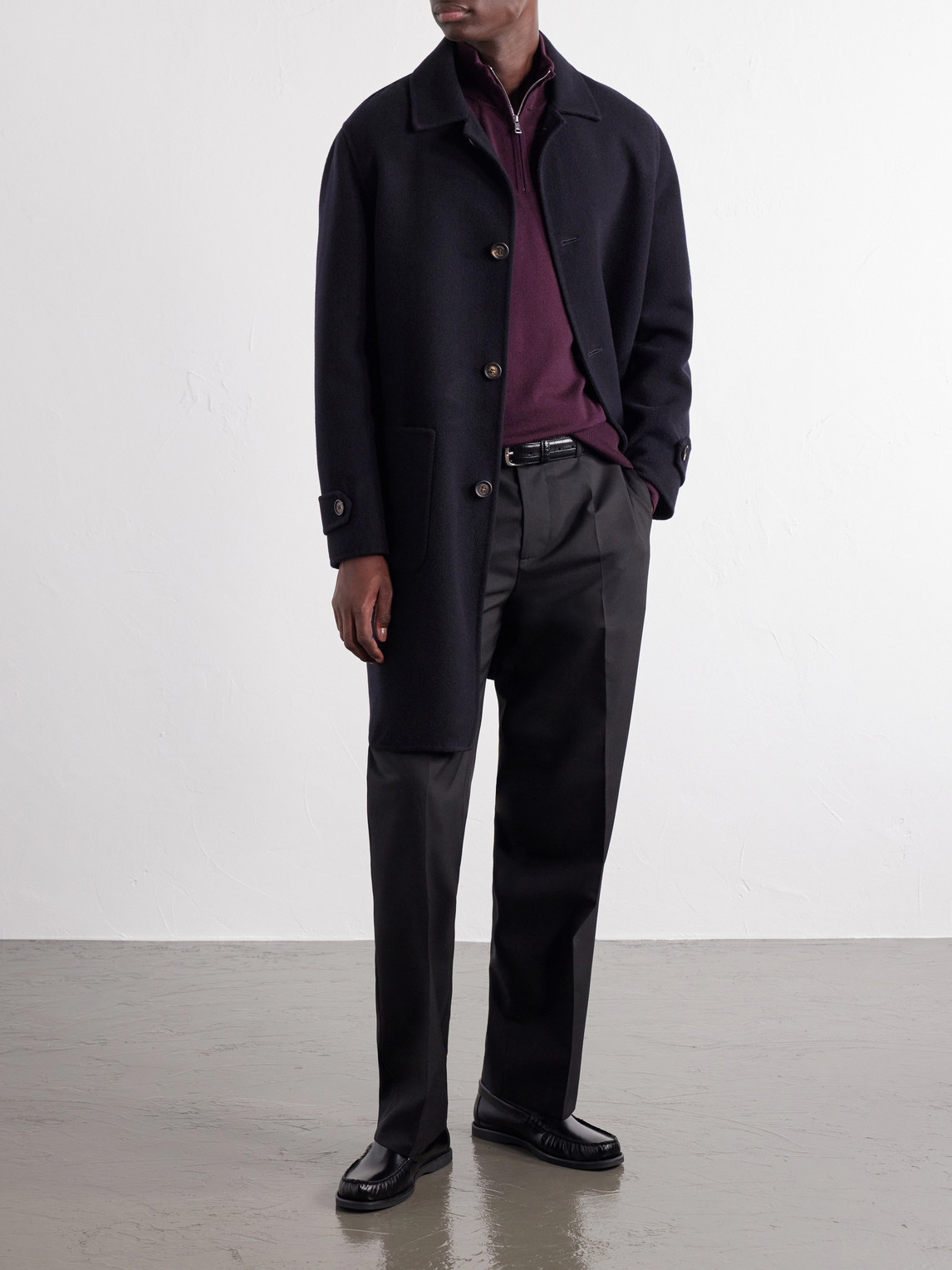 Mr P. - Merino Wool Half-Zip Sweater