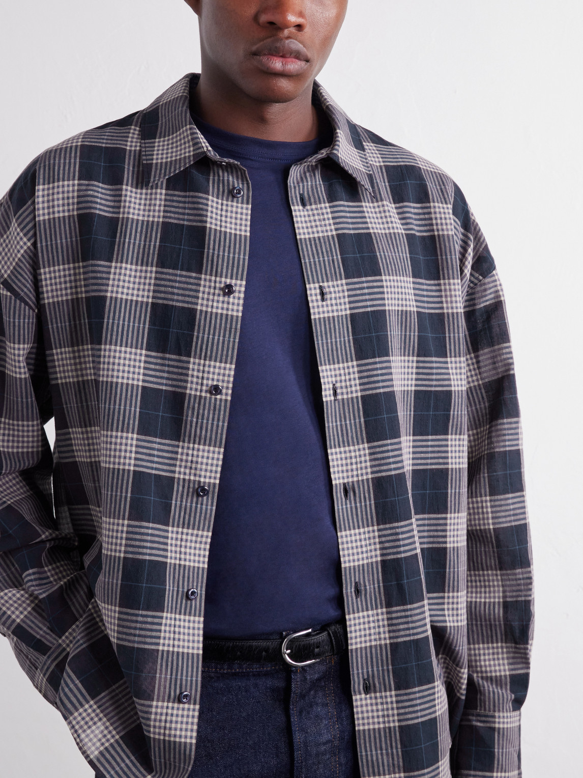 Checked Cotton Shirt