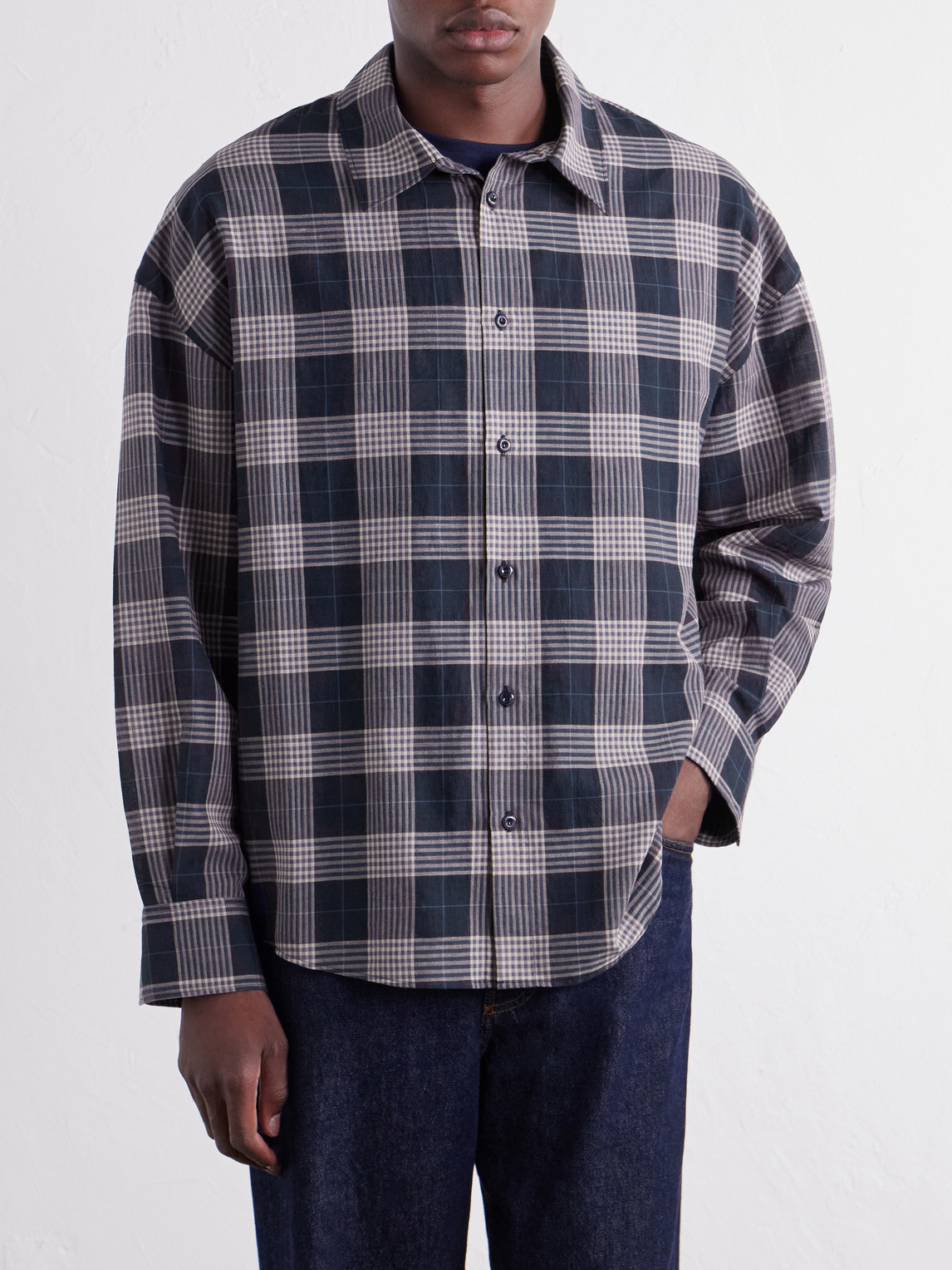 Checked Cotton Shirt