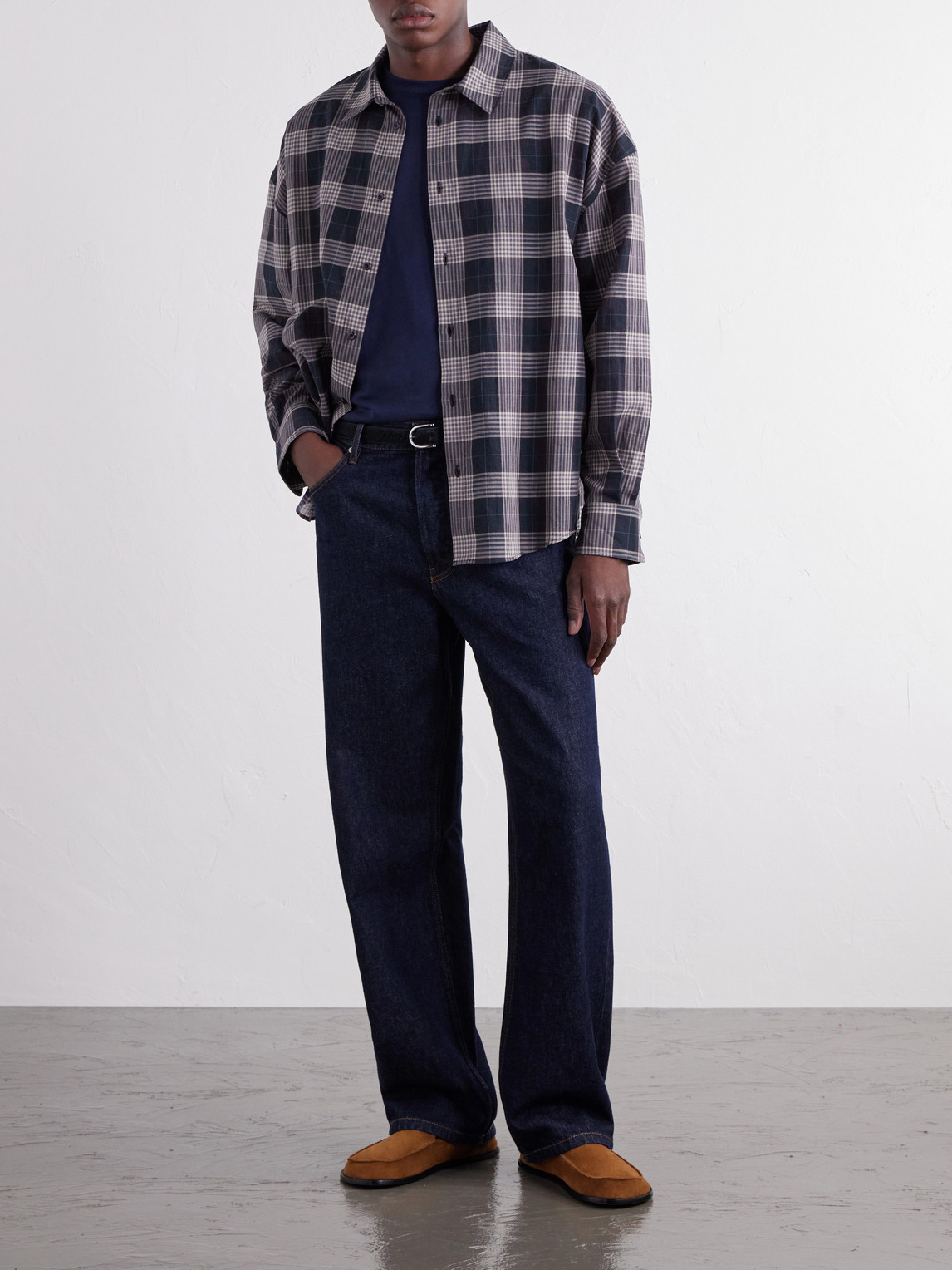 Checked Cotton Shirt