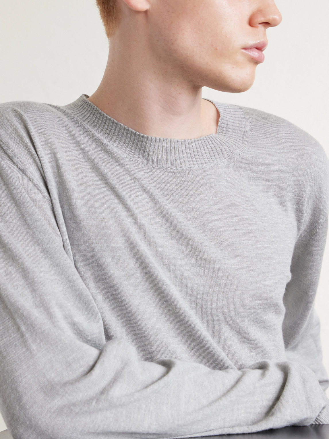 Libeccio Wool, Silk And Linen-Blend Sweater