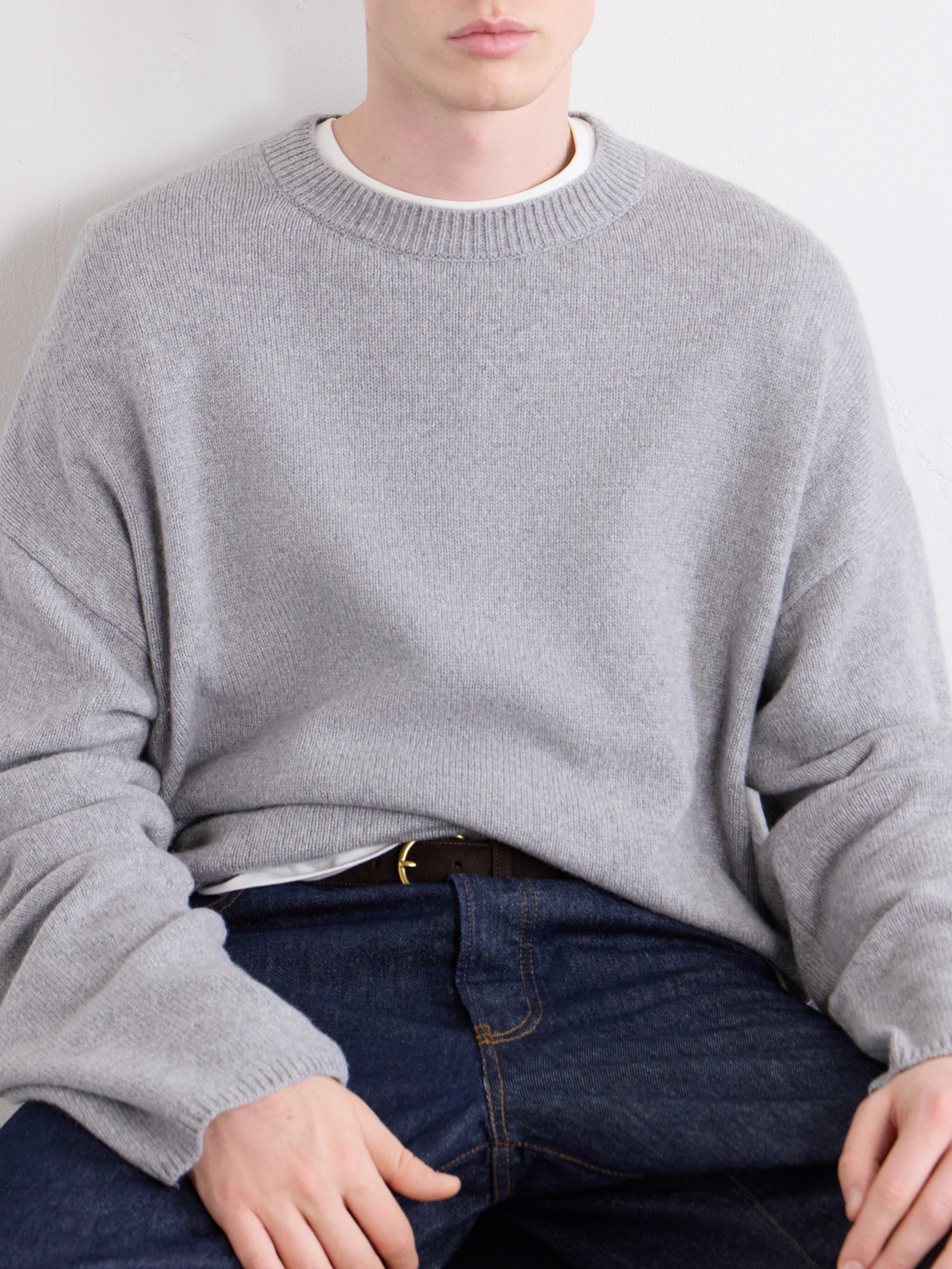 Dume Brushed-Cashmere Sweater