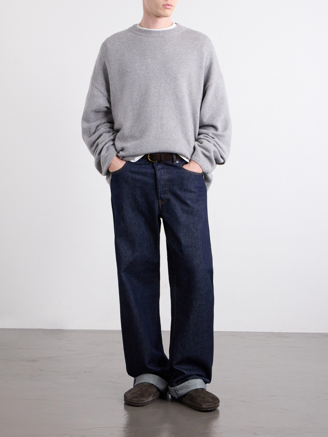 Dume Brushed-Cashmere Sweater