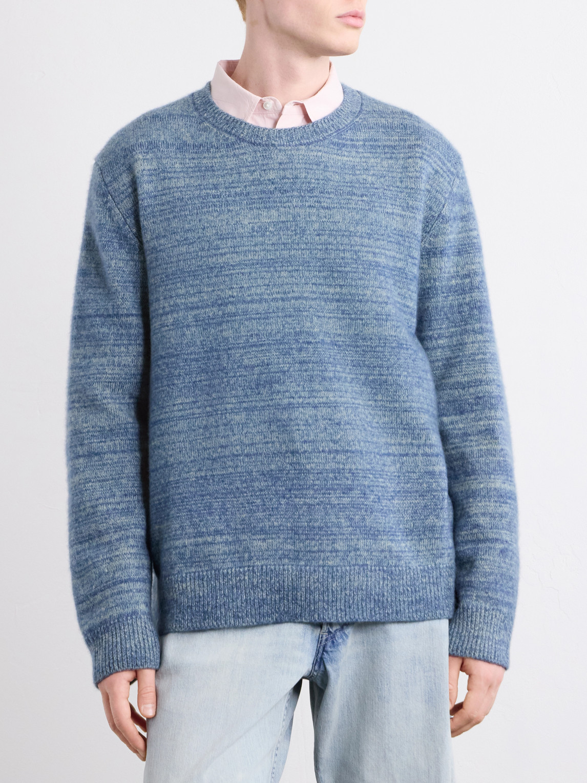 Nimbus Striped Cashmere And Silk-Blend Sweater