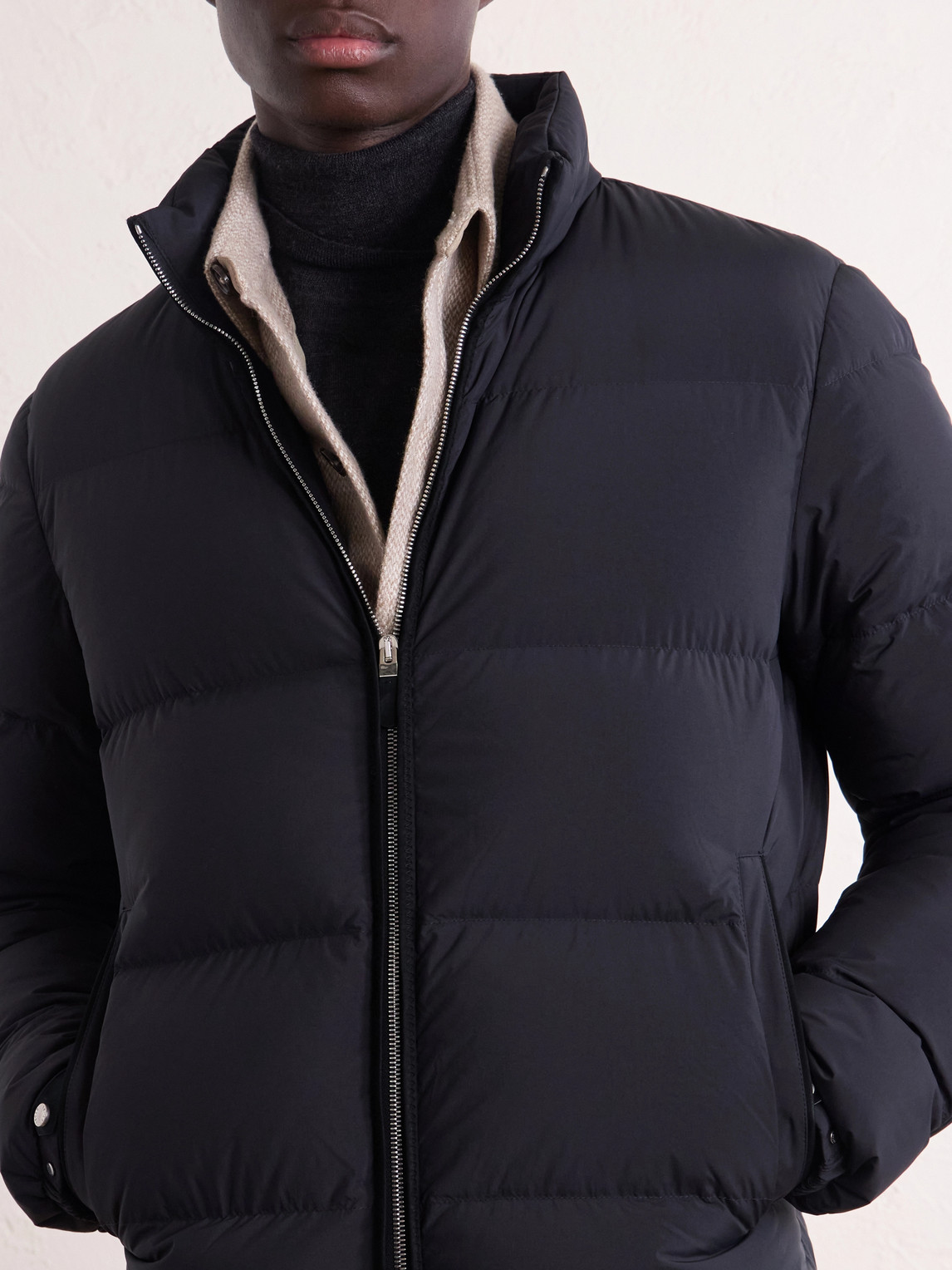 Quilted Padded Shell Down Jacket