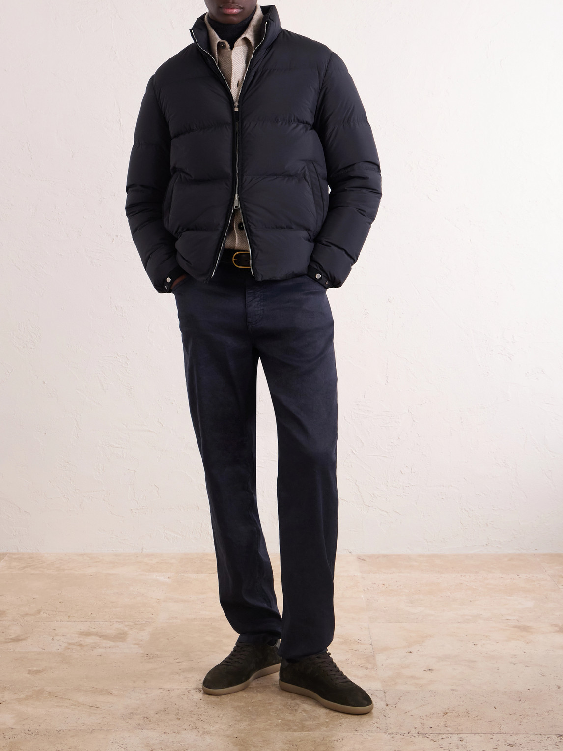 Quilted Padded Shell Down Jacket
