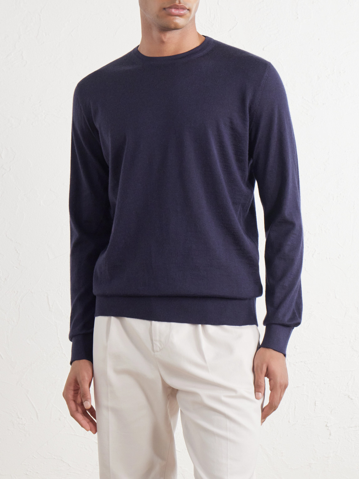 Cashmere And Silk-Blend Sweater