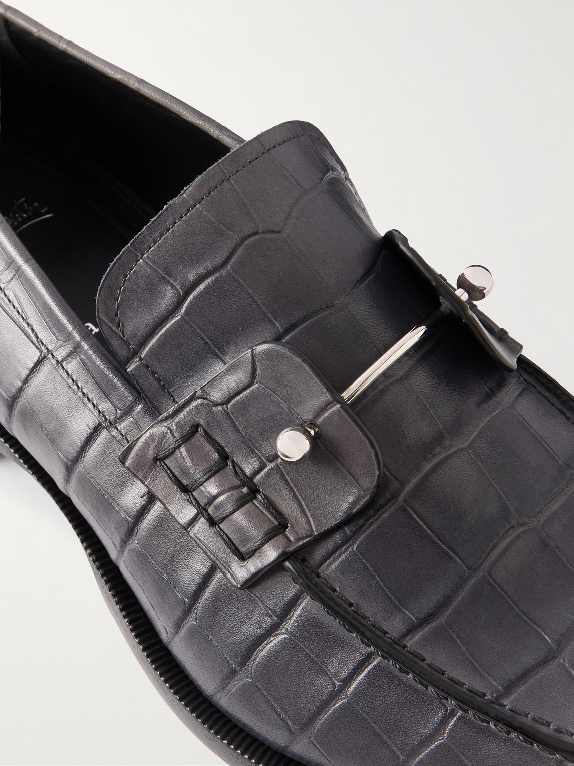 Chambelimoc Croc-Effect Loafers
