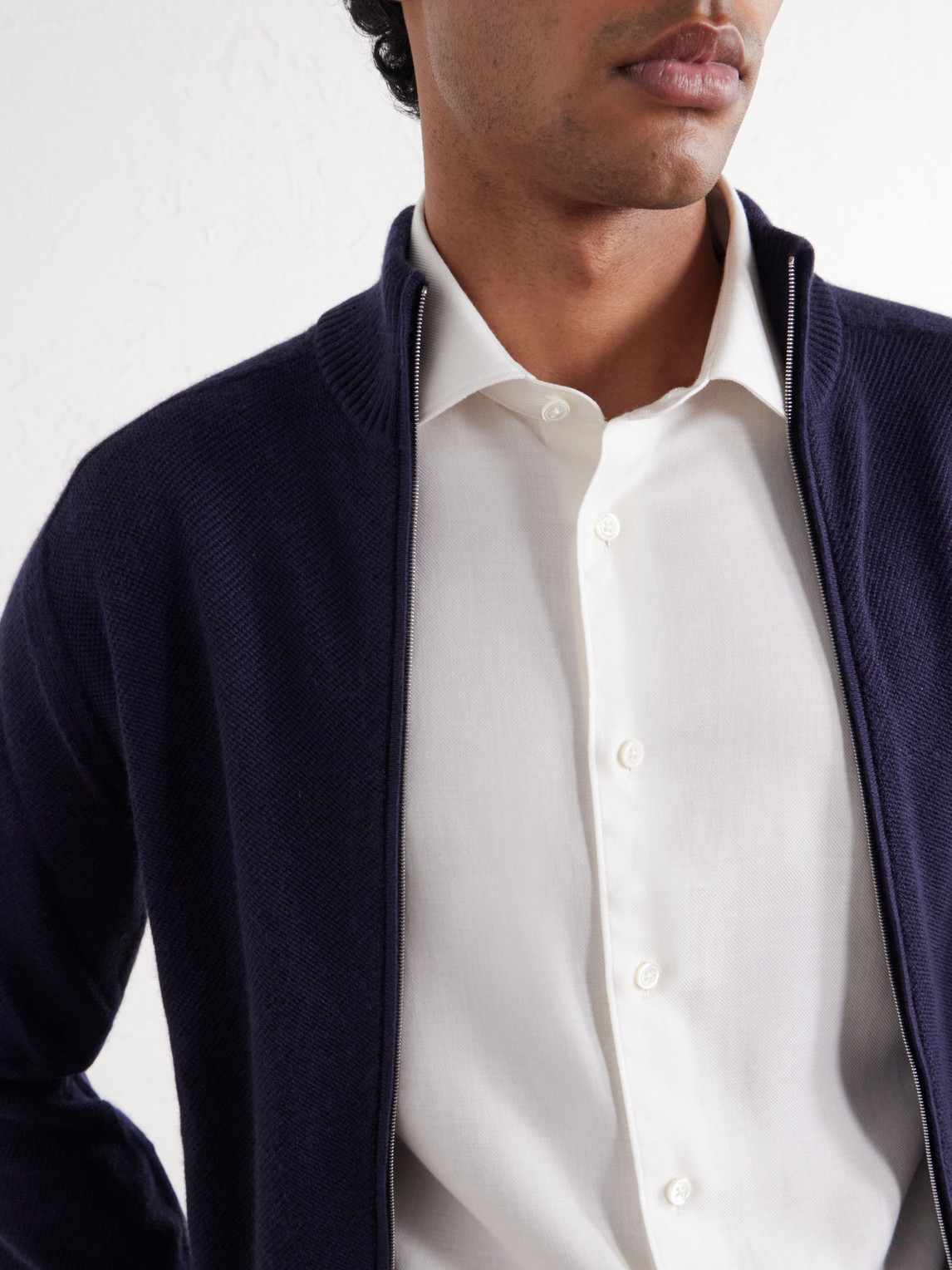 Cotton And Cashmere-Blend Twill Shirt