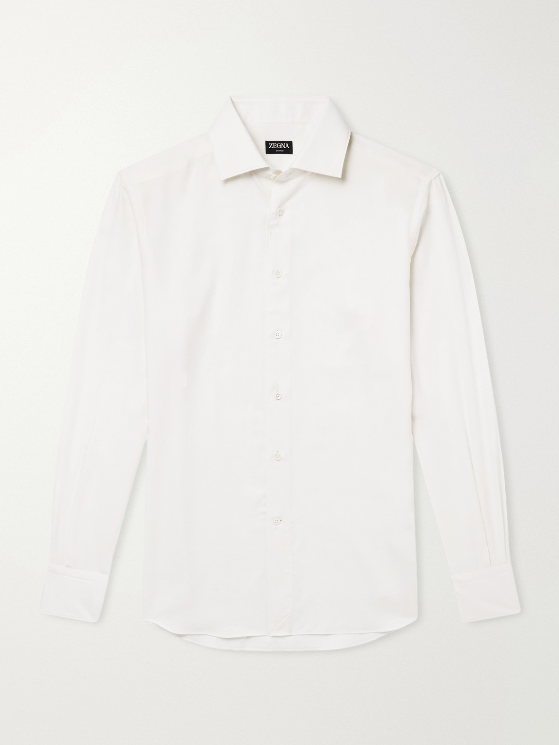 Cotton And Cashmere-Blend Twill Shirt