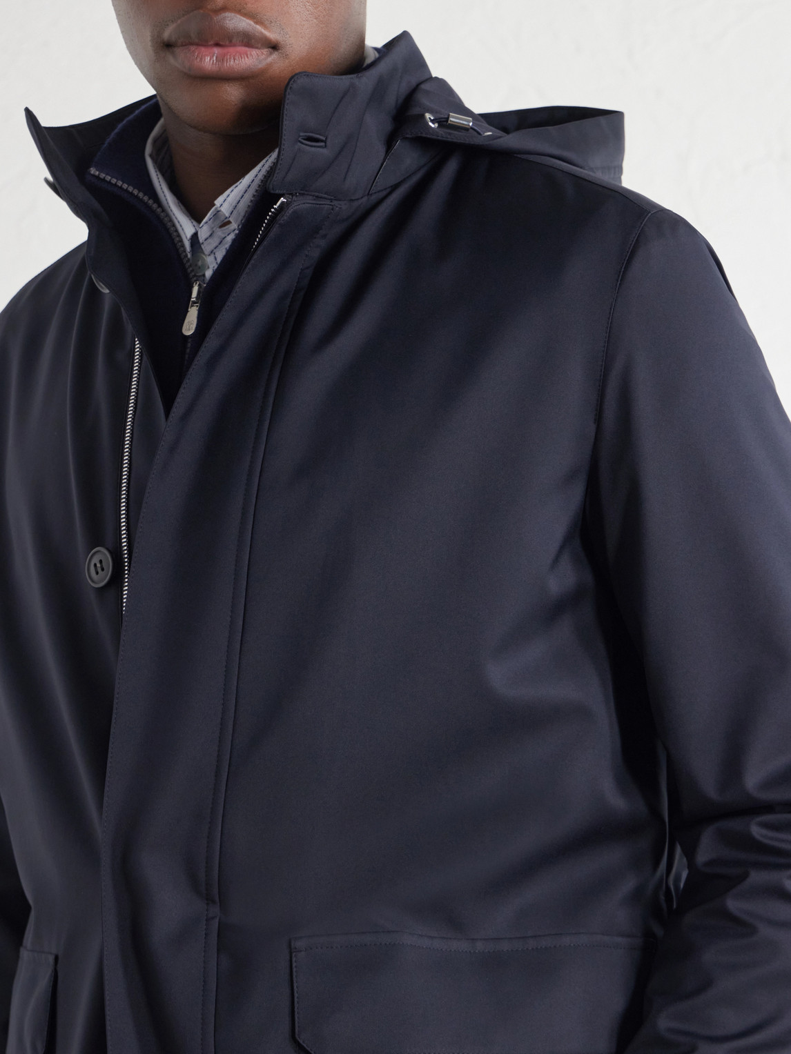 Twill Hooded Jacket