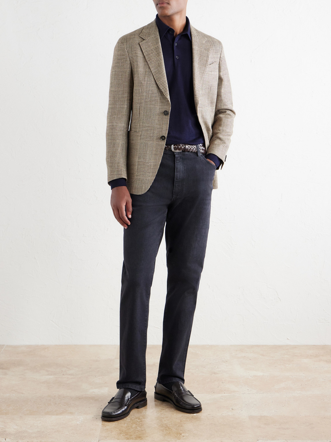 Cashmere And Silk-Blend Polo Shirt