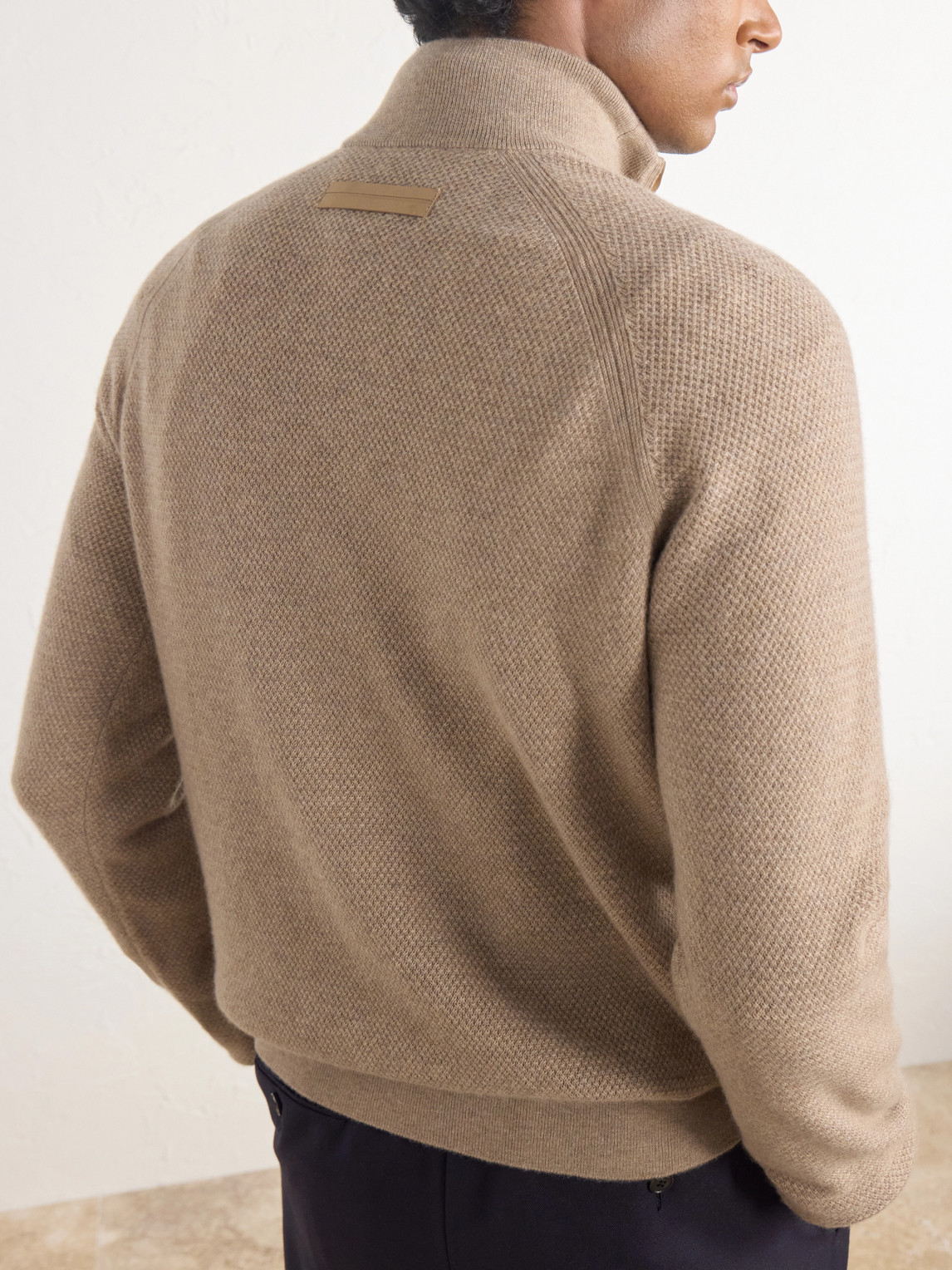 Oasi Cashmere Half-Zip Sweater