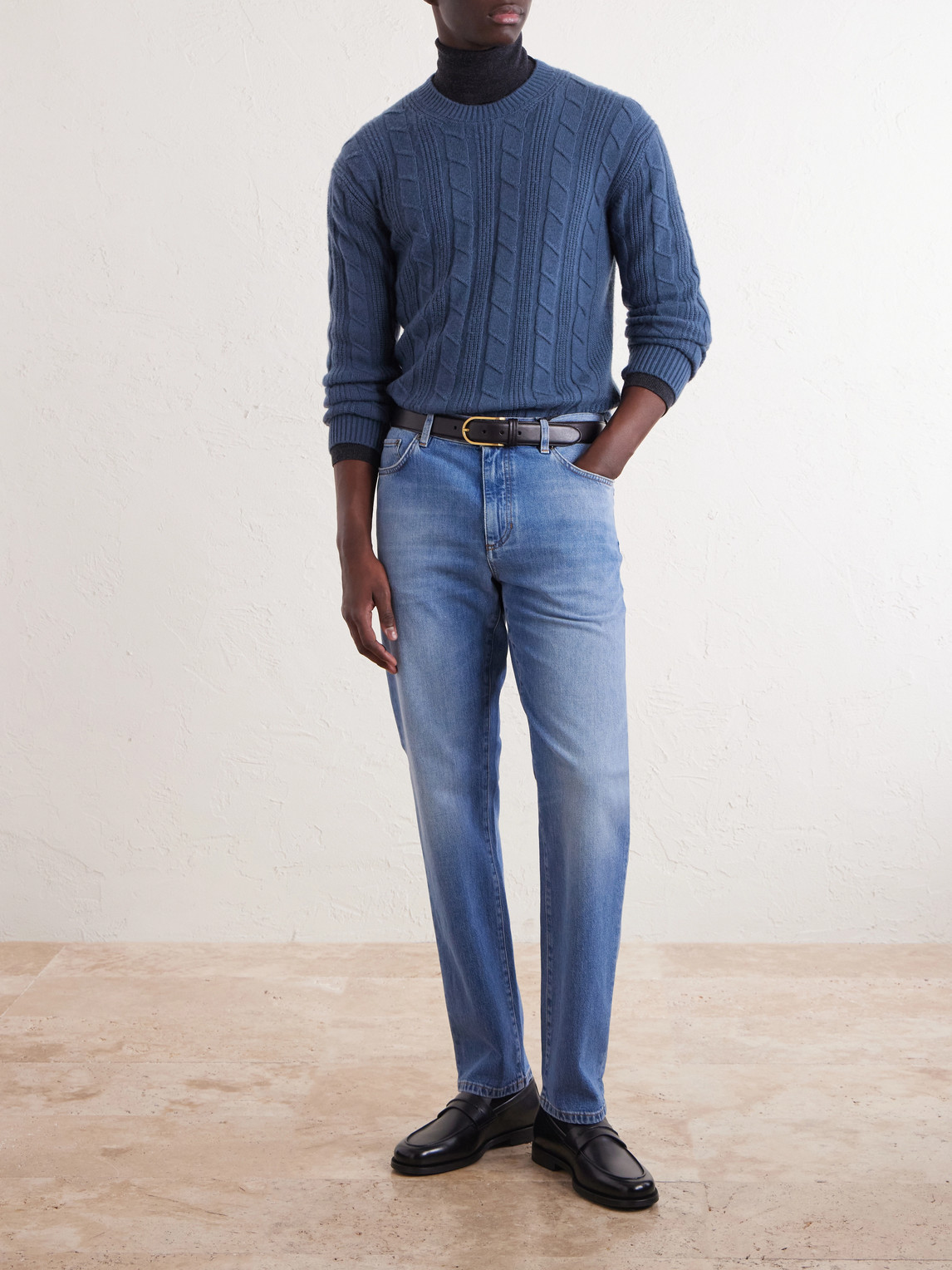 Oasi Knitted Cashmere Sweater