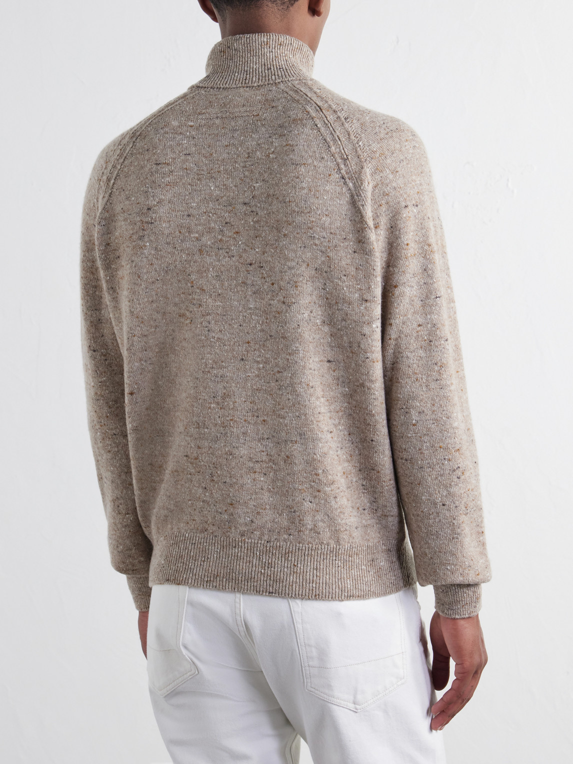 Wool-Blend Rollneck Sweater
