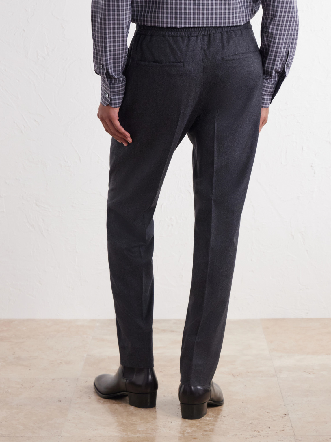 Straight-Leg Wool, Cashmere And Silk-Blend Trousers