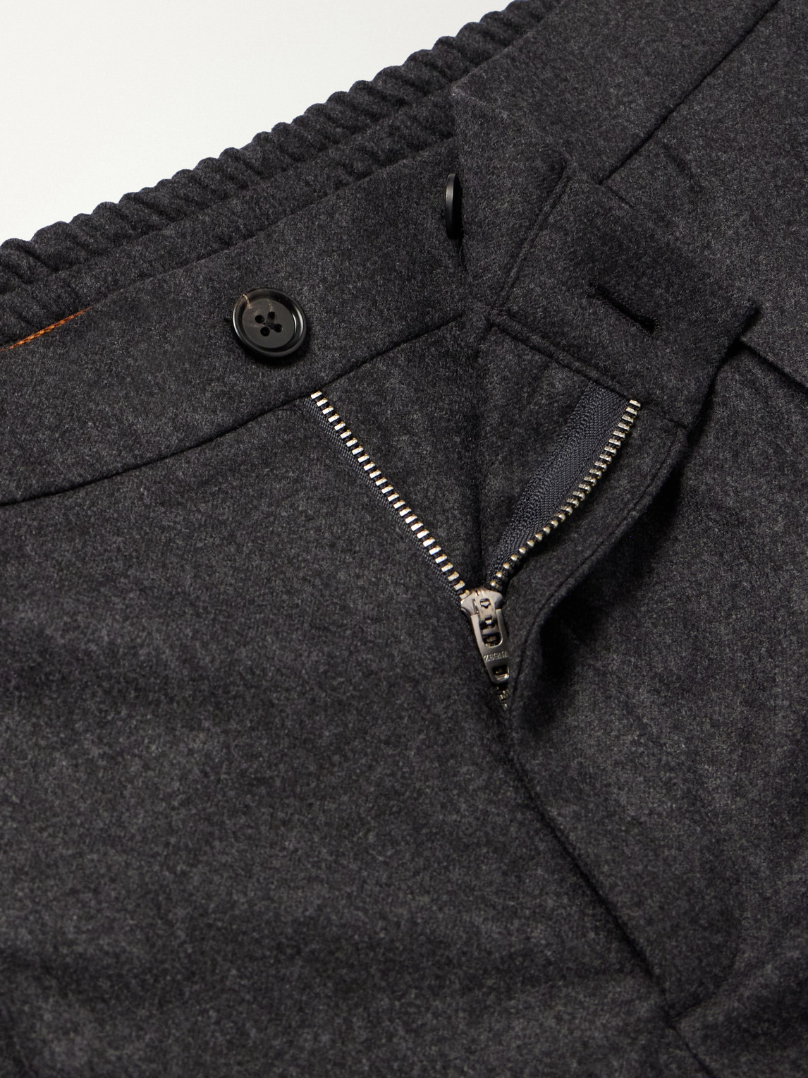 Straight-Leg Wool, Cashmere And Silk-Blend Trousers