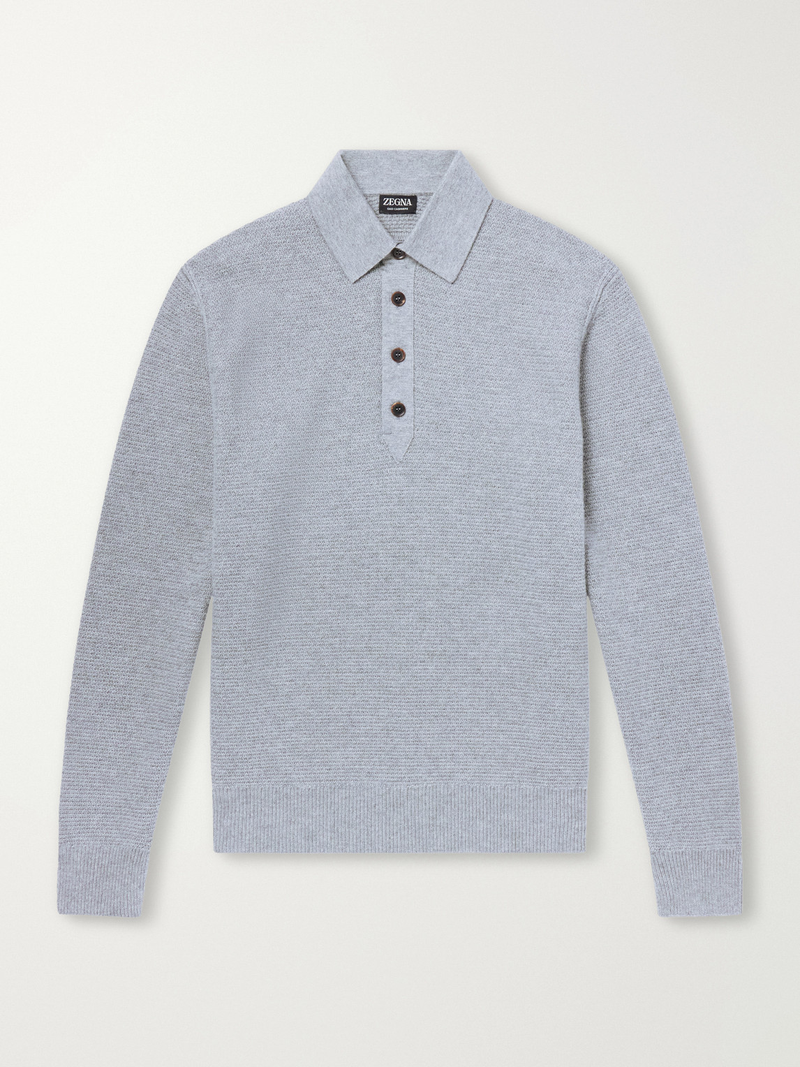 Oasi Cashmere-Piqué Polo Shirt