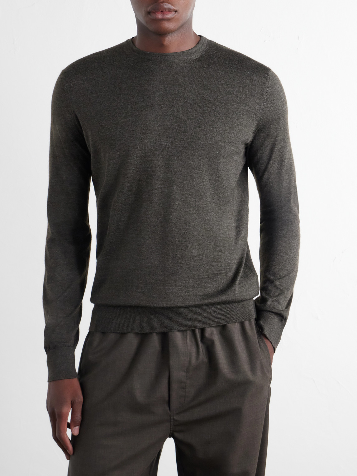 Cashmere And Silk-Blend Sweater