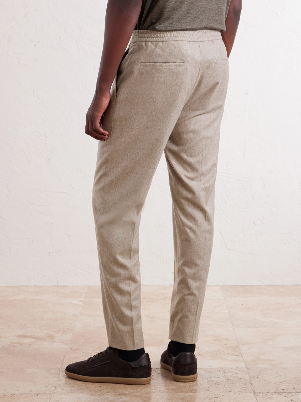 Straight-Leg Wool, Cashmere And Silk-Blend Trousers