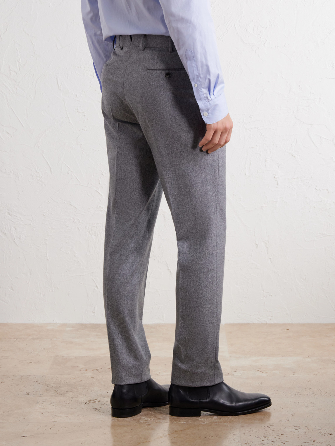 Tapered Wool And Cashmere-Blend Flannel Suit Trousers