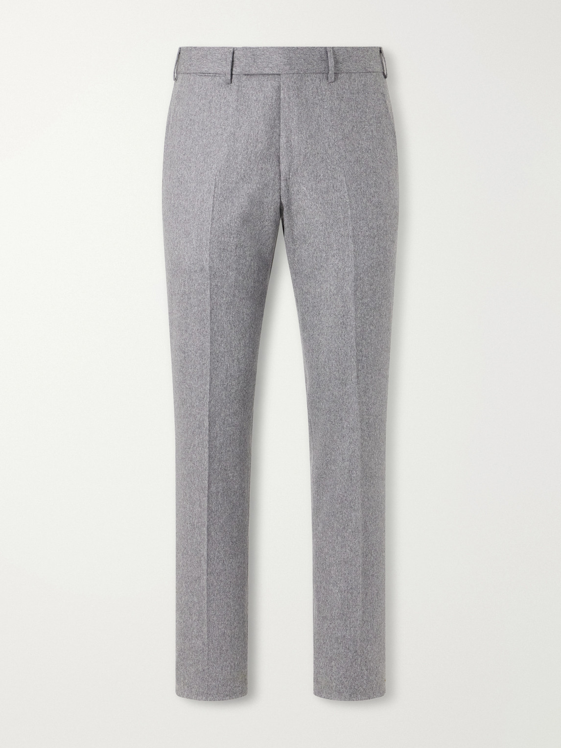 Tapered Wool And Cashmere-Blend Flannel Suit Trousers