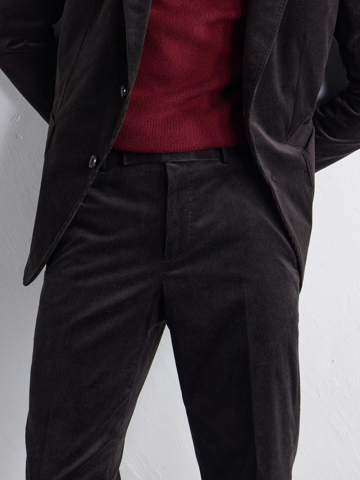 Straight-Leg Cotton-Blend Corduroy