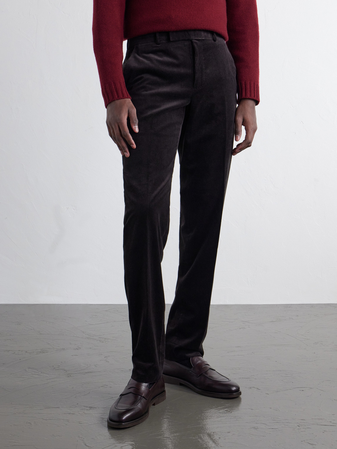 Straight-Leg Cotton-Blend Corduroy