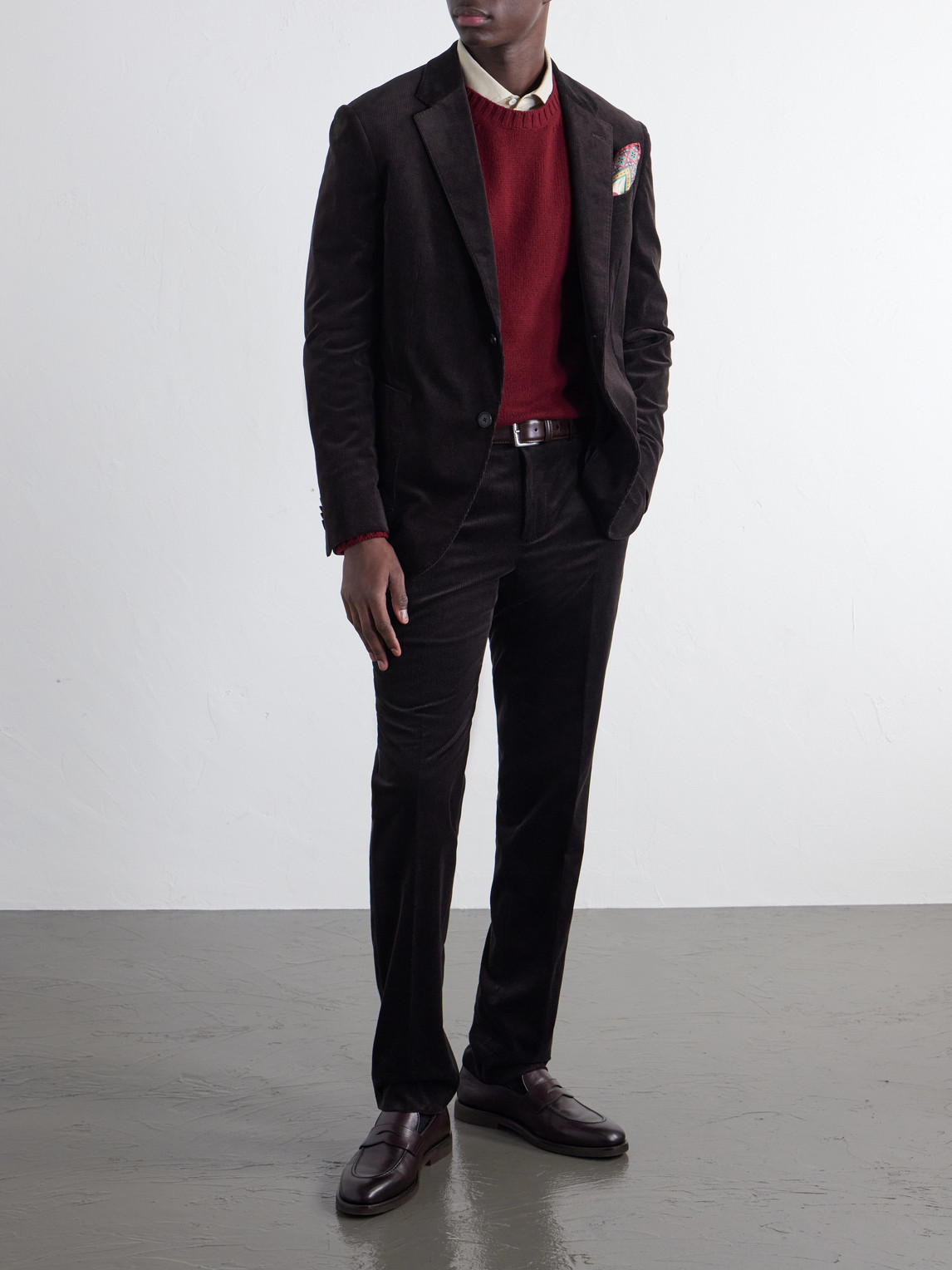Straight-Leg Cotton-Blend Corduroy