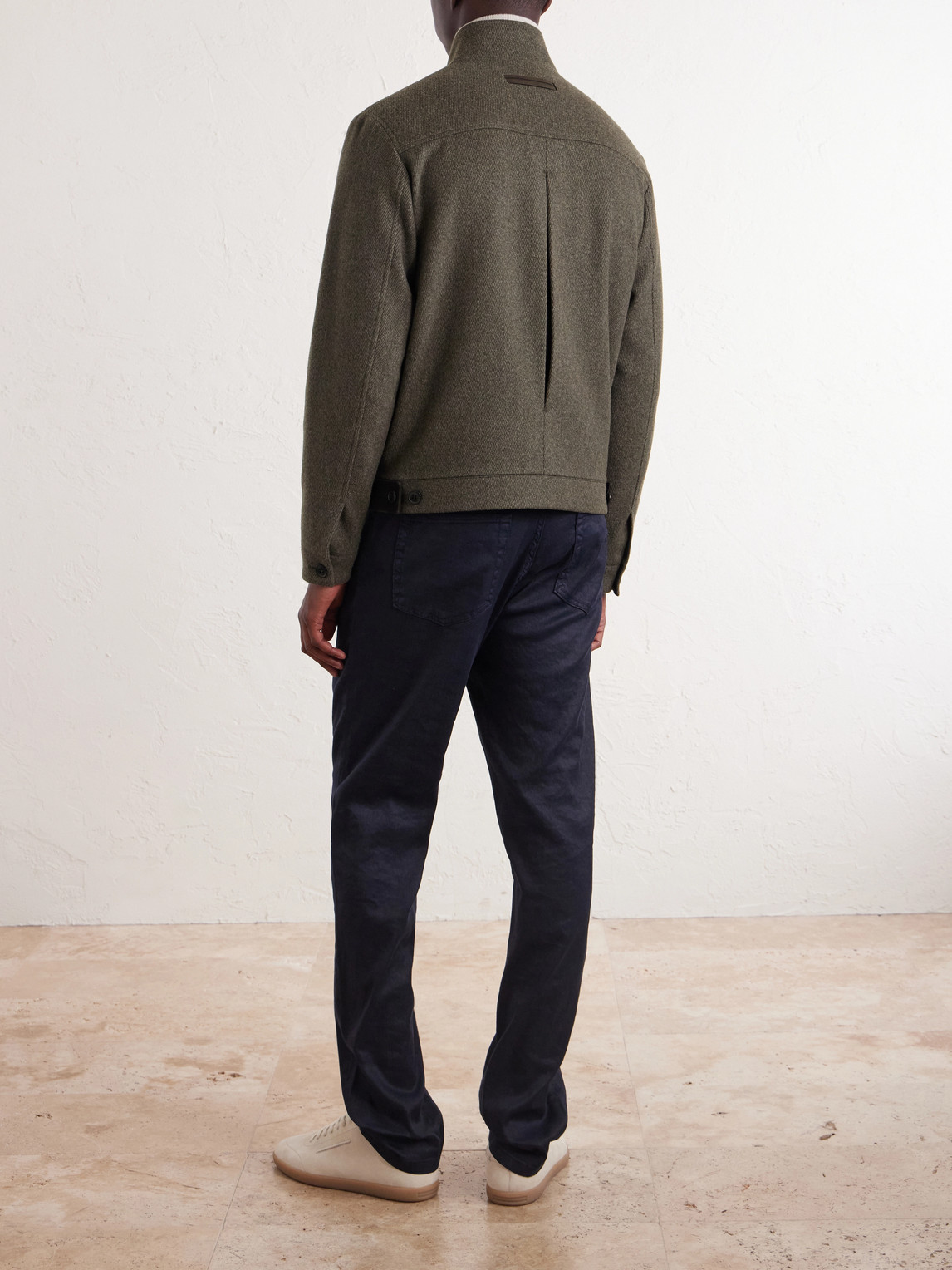 And Cashmere-Blend Blouson Jacket