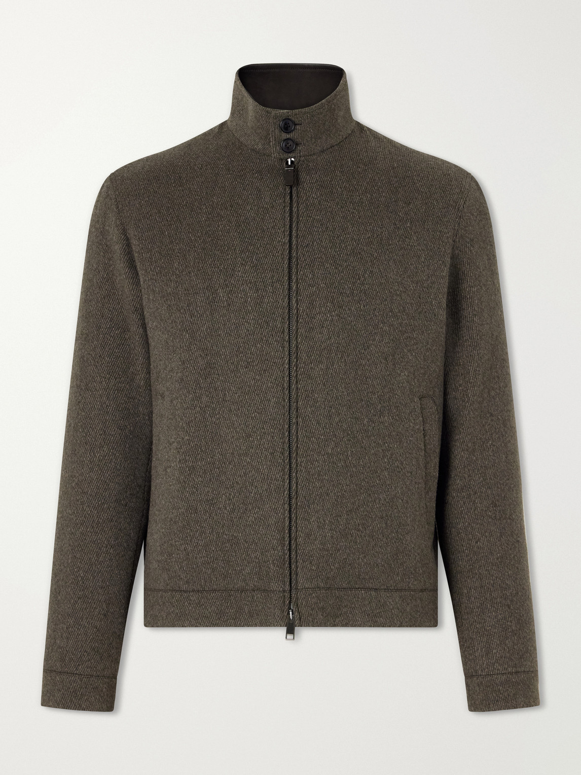 And Cashmere-Blend Blouson Jacket