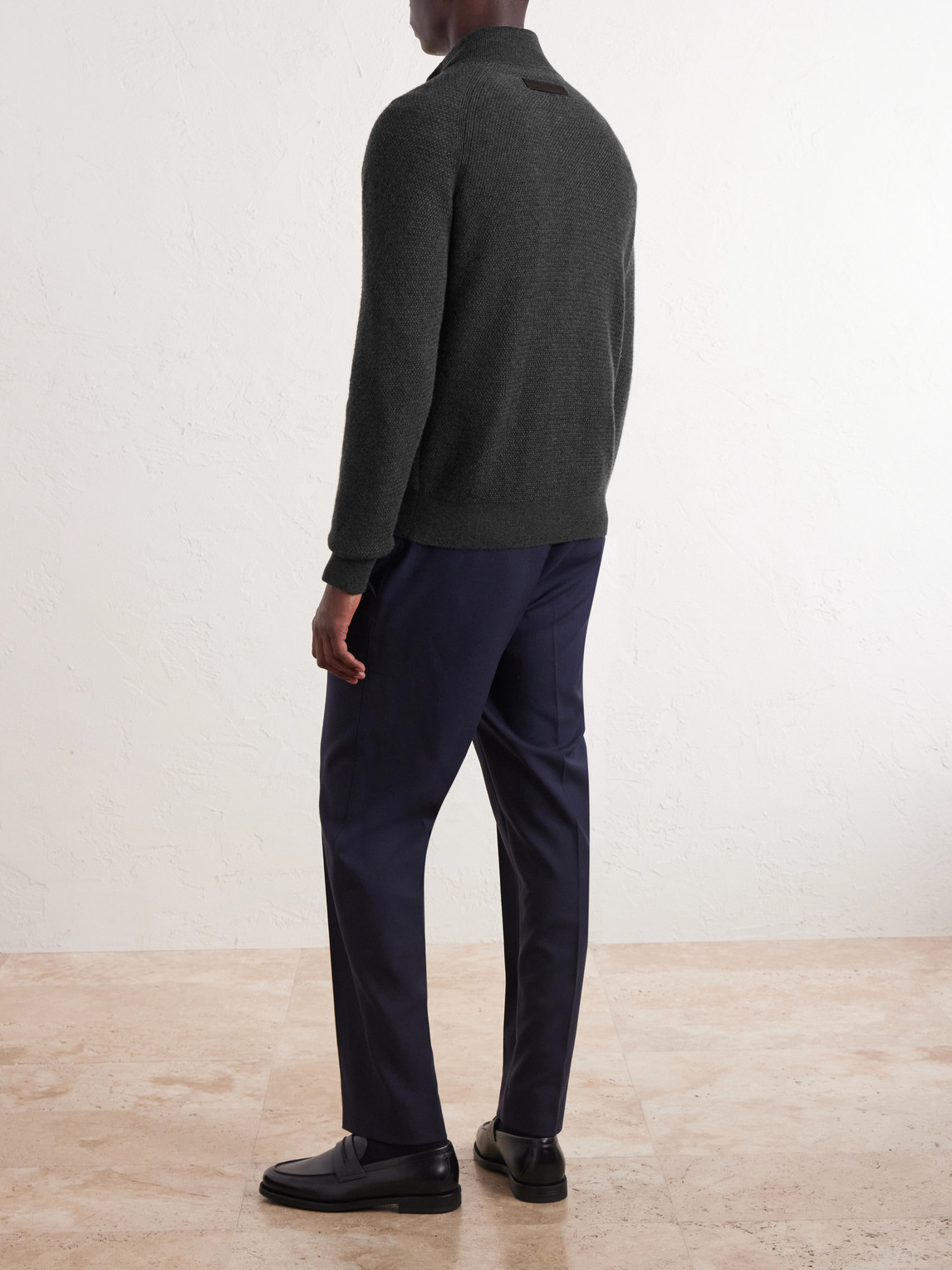 Oasi Cashmere Half-Zip Sweater